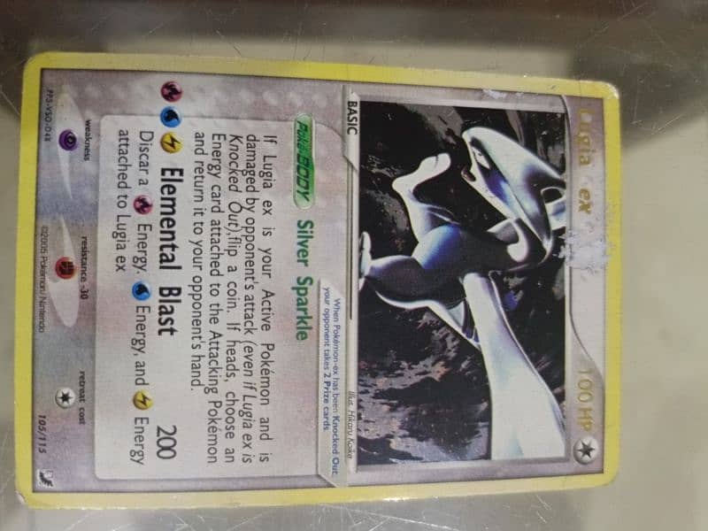 Pokemon Card TCG Unseen Forces Lugia ex 105/115 Ultra Rare. 1