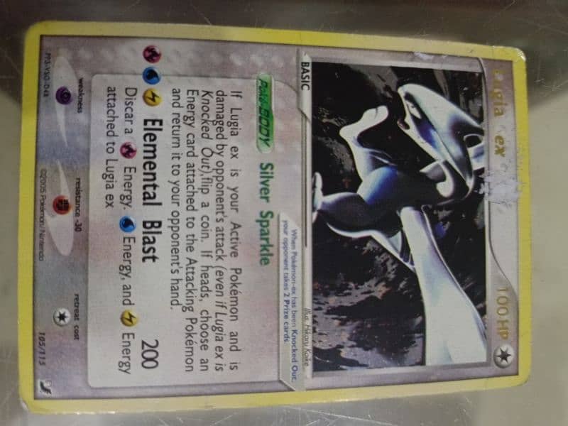 Pokemon Card TCG Unseen Forces Lugia ex 105/115 Ultra Rare. 2