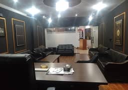 1200 square Feet Brand New full furnished Corporation Office For Rent At Main Boulevard gulberg 3 Lahore