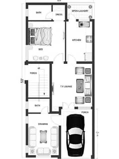 House plan 2D and 3D