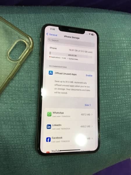 iphone xsmax 84% current health sealed phone 2