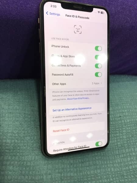 iphone xsmax 84% current health sealed phone 3