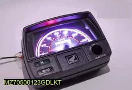 Speed meter for motorcycle