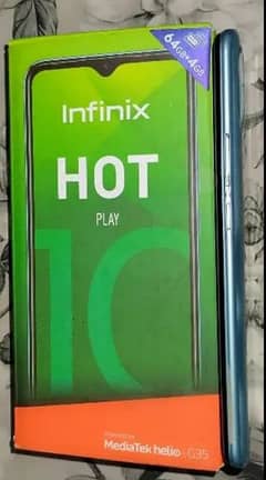 infinix hot 10 4/64 100% percent ok