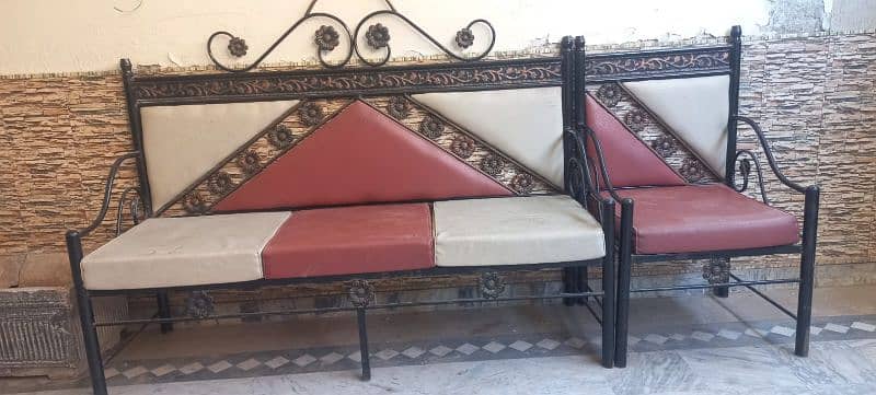 Iron 5 seater  sofa set for sale 0