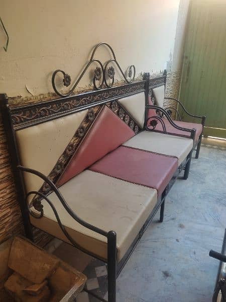 Iron 5 seater  sofa set for sale 5