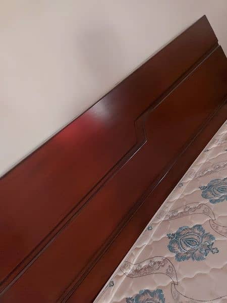 king size wooden bed and 9inch spring mattress 3