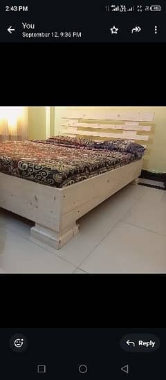 Double Bed with Matress