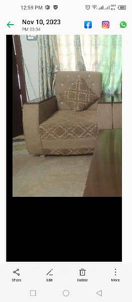 sofa set with center table 5 seater 2