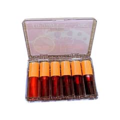 Glossy Finish Lip Gloss - pack Of 6