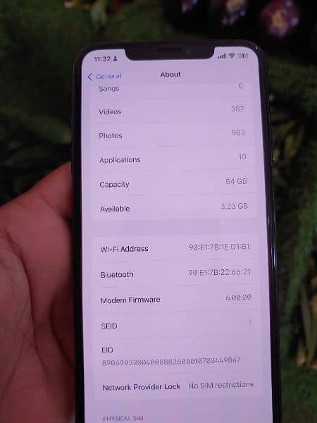 I fhone xs max 64 gb pta 1