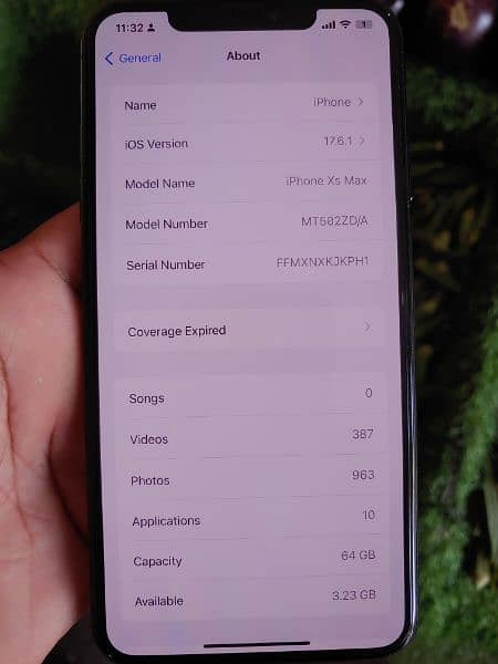 I fhone xs max 64 gb pta 2