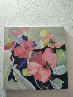 beautiful flower handmade painting