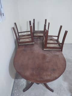 dining table with 3 chairs