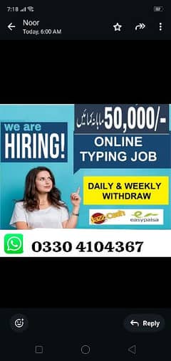 Online job at home /Google/easy/part-time /