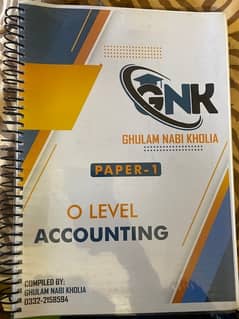 O level Accounting