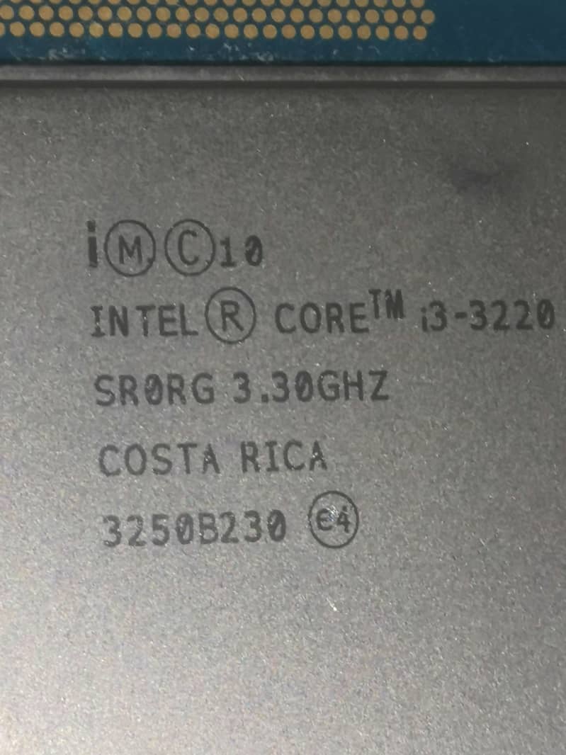 i3 3220 3rd gen processor 1