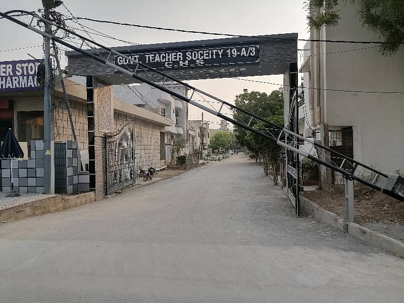 West Open Residential Plot Of 240 Square Yards Is Available For sale In Government Teacher Society - Sector 19-A, Karachi 0