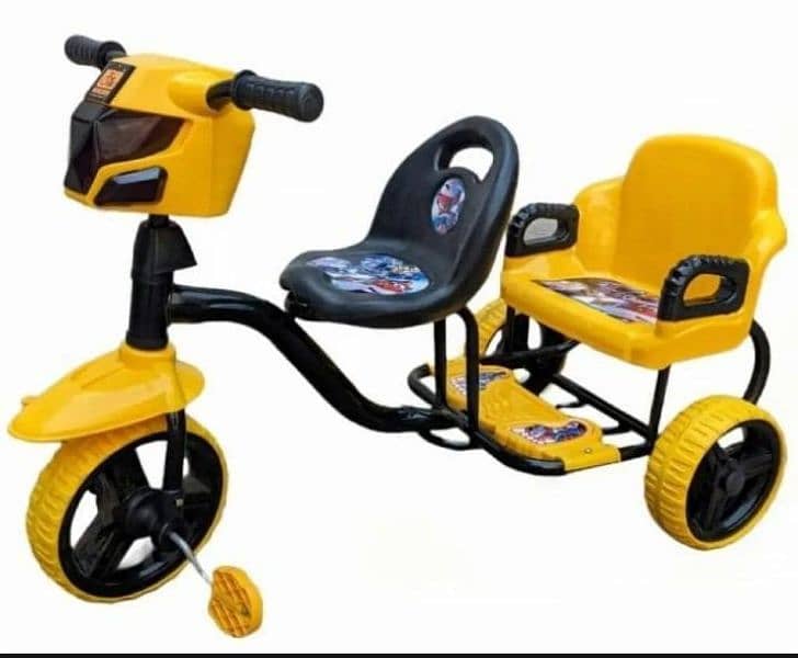 Kidz double seat tricycle 2