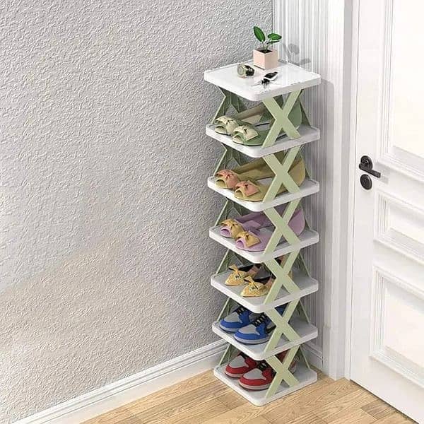 X corner 5 layer shoe racks 3