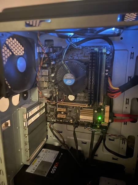 i5 4590+Asus H-81 motherboard+16gb ram 1