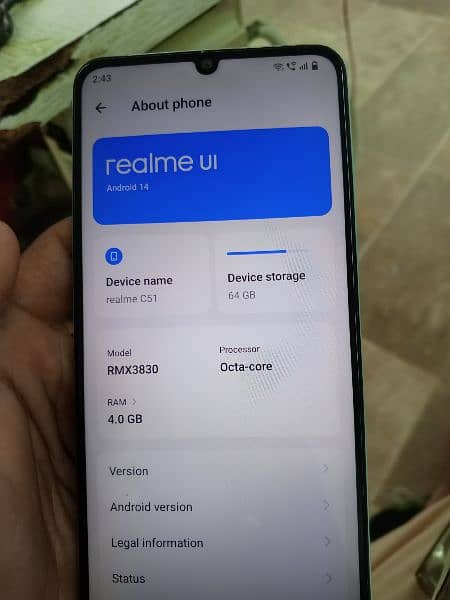 realme c51 /4.0GB RAM /64. GB MEMORY 6