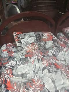 2 single bed with mattress