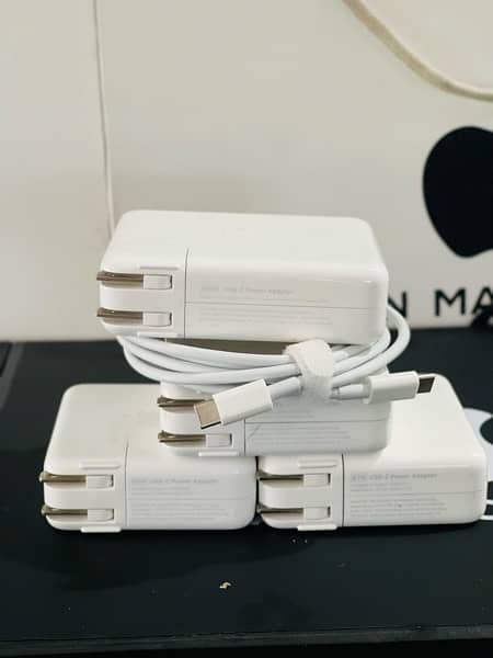 Macbook Orignal Charger and  type C Cable 2