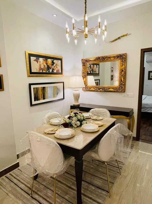 2 Bed Fully Furnished Luxury Apartment Available For Rent In Quaid Block Bahria Town Lahore 8