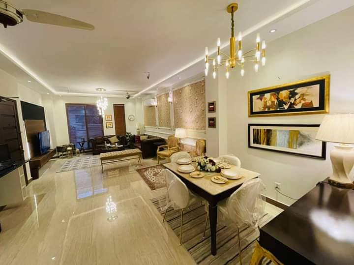 2 Bed Fully Furnished Luxury Apartment Available For Rent In Quaid Block Bahria Town Lahore 13