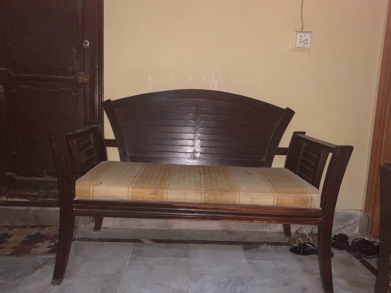 wooden sofa set 0