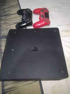 Used Ps4 Slim 500 GB Sealed, with 2 controllers.