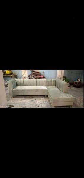 6 seater stylish L shaped corner 6