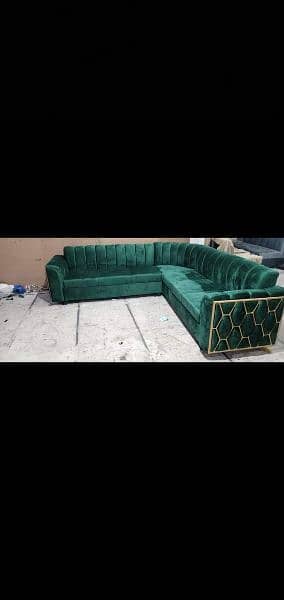 6 seater stylish L shaped corner 11