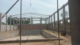 Industrial Shed / Per-Febricated steel structure / parking dairy shed