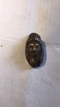 Antique Roman Silver Head