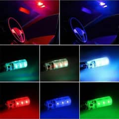 LED CAR PARKING LIGHT BULBS PAIR REMOTE CONTROL