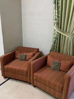 Four Single Seater Sofas