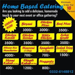 Home Based Catering