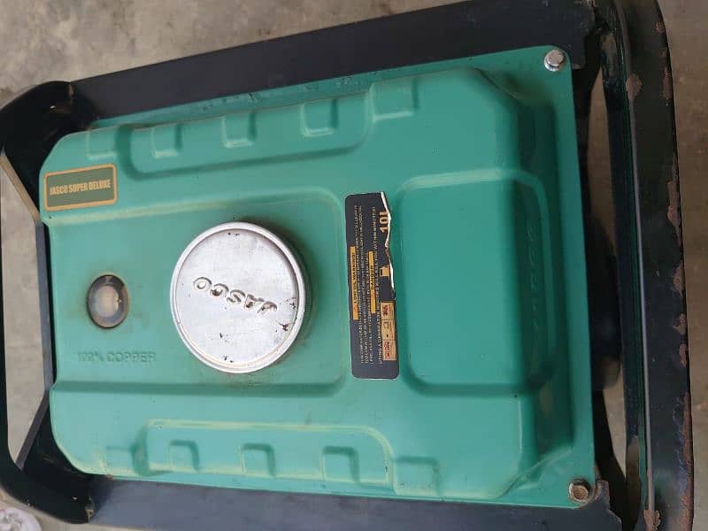 jasco genrator 1.2 k v sealed engine in good condition all ok 6