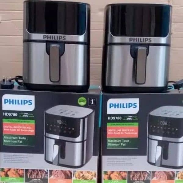 Imported Philips Multifunction Air Fryer XXL HD9780 9