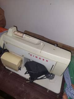 sewing machine with its table