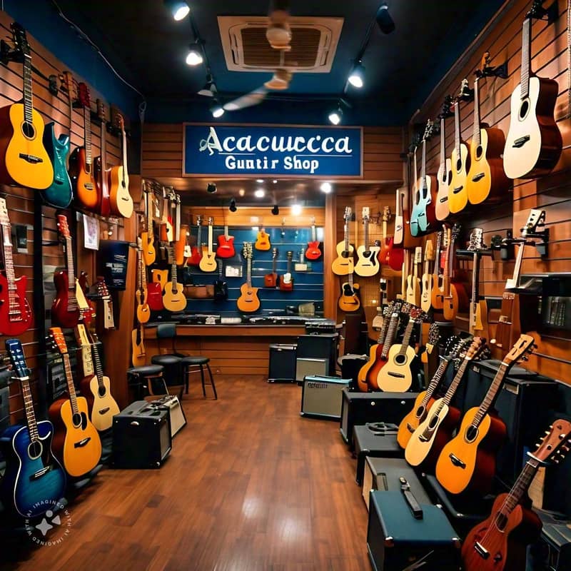 Best guitars in town at Acoustica guitar shop 0