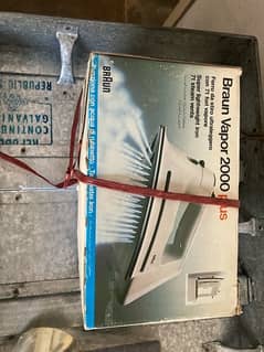 braun steam iron brand new