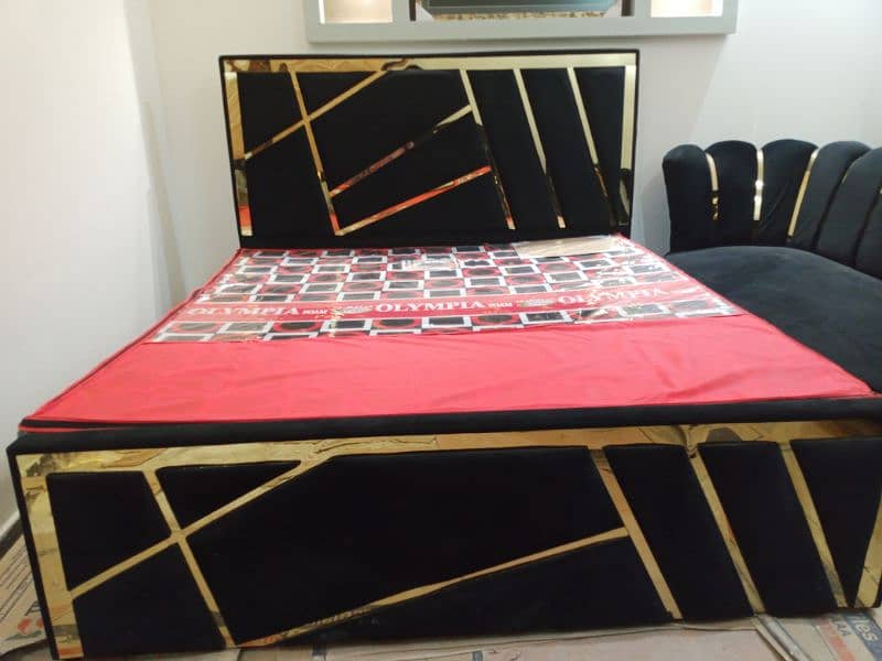 Turkish style bed with side tables n dressing table 1