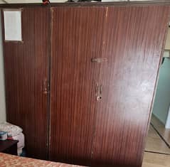 3 door wooden Cupboard