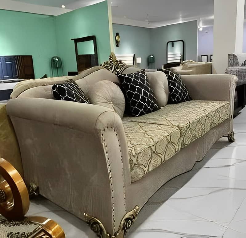 5 seater sofa set / luxurious sofa set / poshish sofa set 1