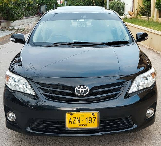 TOYOTA COROLLA ALTIS SR 1.6 MODEL 2013 BUMPER TO BUMPER ORIGINAL 1