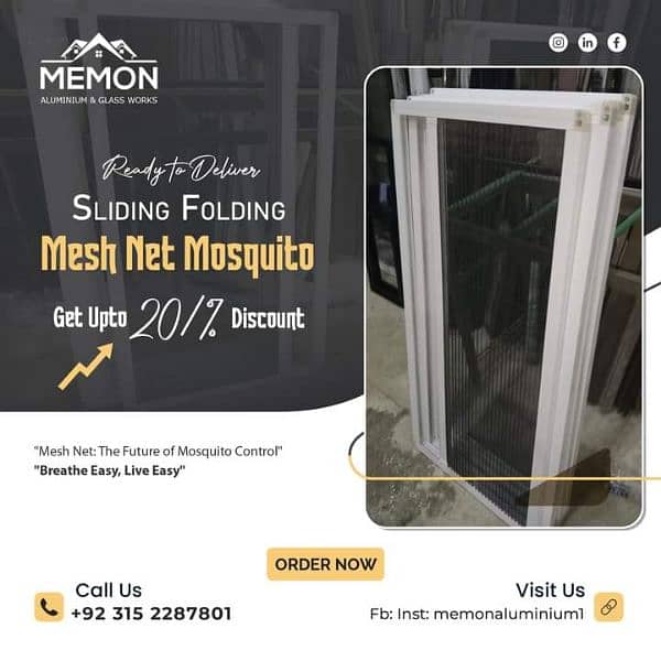 aluminium sliding folding net zigzag mesh 0