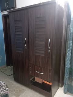 wooden wardrobe